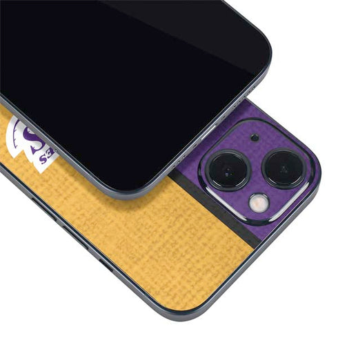 NBA Los Angeles Lakers Canvas iPhone 14 Plus Skin